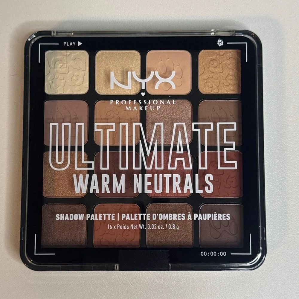 2 NYX Professional Makeup Ultimate Eyeshadow Palette - Warm Neutrals